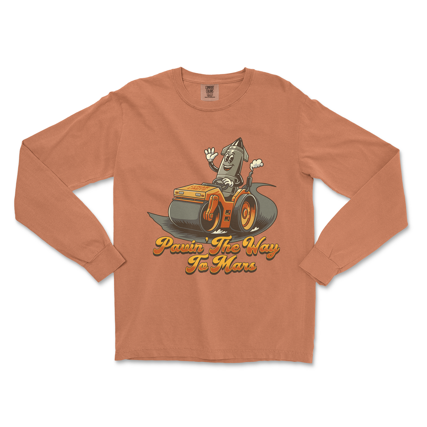 Pavin' The Way To Mars - Long Sleeve T-Shirt