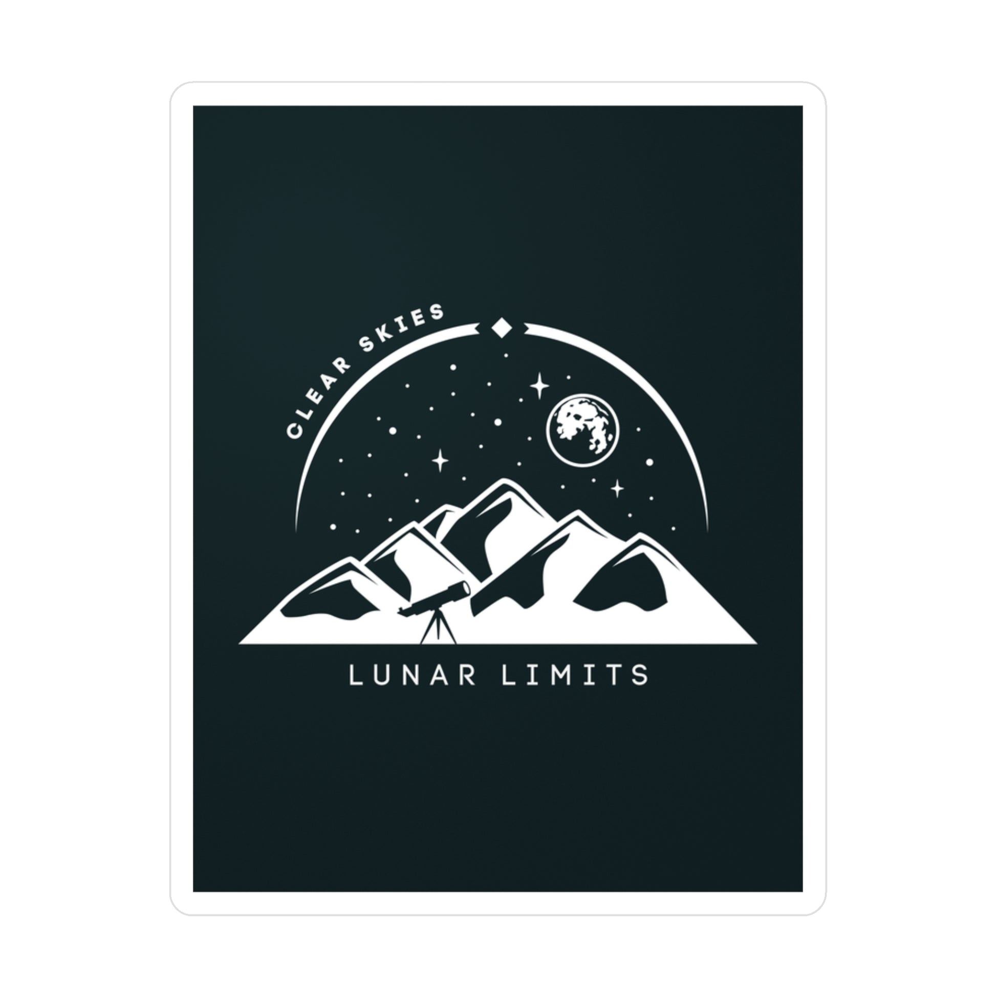 Clear Skies Vinyl Sticker